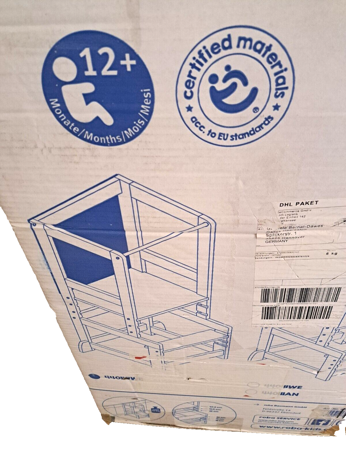 Roba Lernturm mit Tafel, weiß mit Fehler